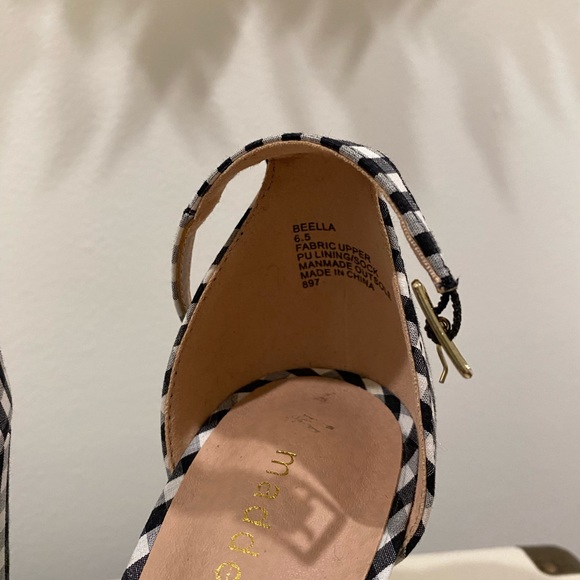 Steve Madden gingham heels - Picture 3 of 3